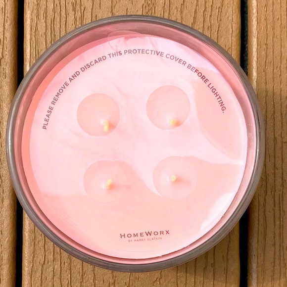 🆕HARRY SLATKIN HOMEWORX “ISLAND PAPAYA MELON” 18oz CANDLE 4-WICK NWT!!! - Picture 3 of 5